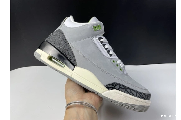 Chlorophyll Jordan Retro 3 136064-006 136064-006 Air 0429